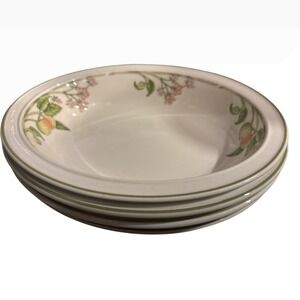 Wedgwood Wild Apple Collection Bowls Fruit Blossom Pattern Made in England